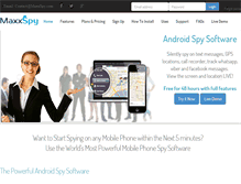 Tablet Screenshot of maxxspy.com